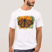 Monboogvlinder (Danaus plexippus) op pot T-shirt (Voorkant)