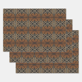 Monboogvlinder die dicht gaat Herhaal Patroon Inpakpapier Vel