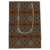 Monboogvlinder die dicht gaat Herhaal Patroon Medium Cadeauzakje (Achterkant)