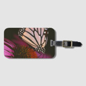 Monboogvlinder en Paarse ventilator Bagagelabel (Voorkant (horizontaal))