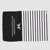 Monboogvlinder Golfhanddoek (Horizontaal)