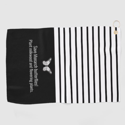 Monboogvlinder Golfhanddoek (Horizontaal)