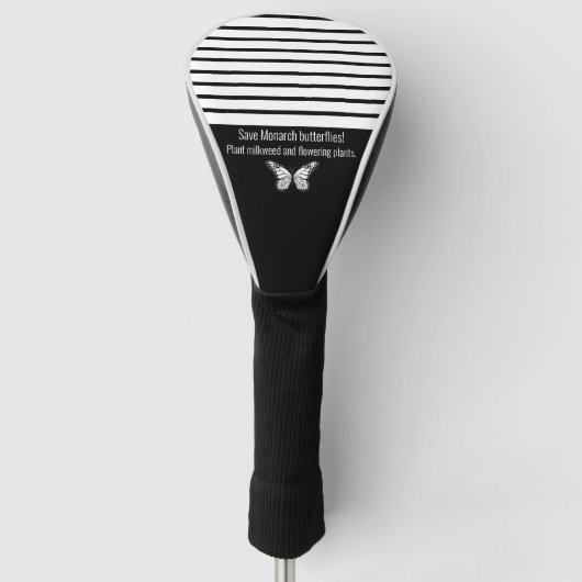 Monboogvlinder Golfheadcover (Voorkant)