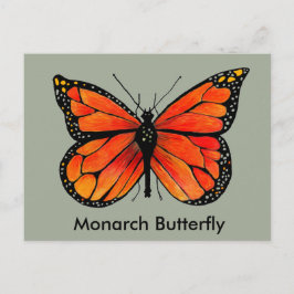 Monboogvlinder Illustratie op Briefkaart