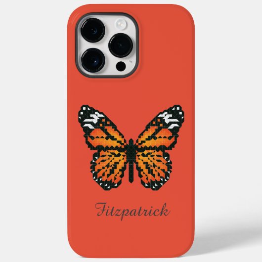 Monboogvlinder in polygoon / Gepersonaliseerde naa Case-Mate iPhone Case (Achterkant)