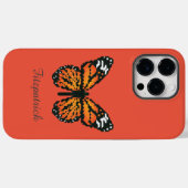 Monboogvlinder in polygoon / Gepersonaliseerde naa Case-Mate iPhone Case (Achterkant (horizontaal))