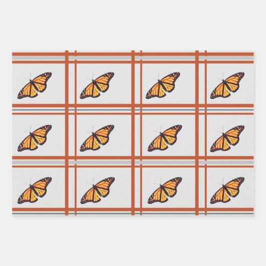 Monboogvlinder Inpakpapier Vel (Voorkant)