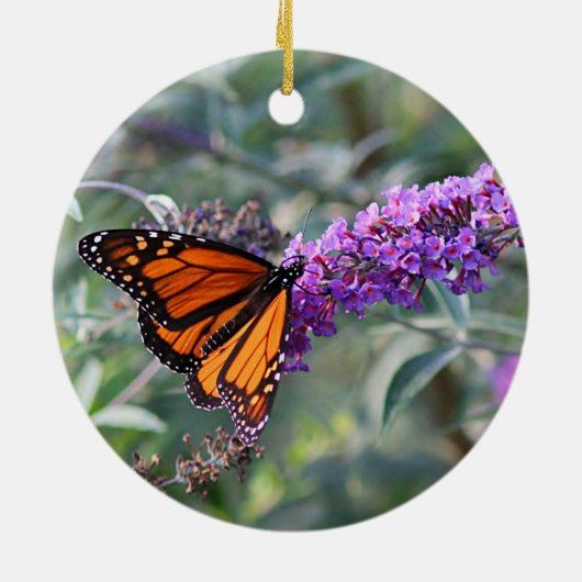 Monboogvlinder Keramisch Ornament (Achterkant)