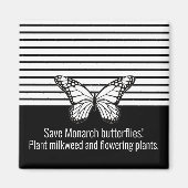 Monboogvlinder Magneet (Voorkant)