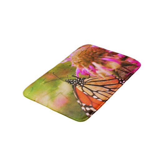 Monboogvlinder met aanloop Abstract sluiten Badmat (Gekanteld)