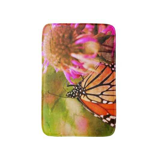 Monboogvlinder met aanloop Abstract sluiten Badmat (Voorkant Verticaal)