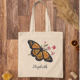  Monboogvlinder met de naam Cute Colorful Tote Bag