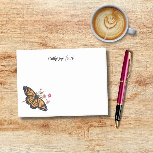 Monboogvlinder met eigen naam post-it® notes