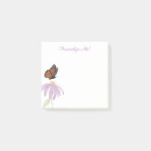 Monboogvlinder met Paarse-kanonventilator Post-it® Notes (Voorkant)