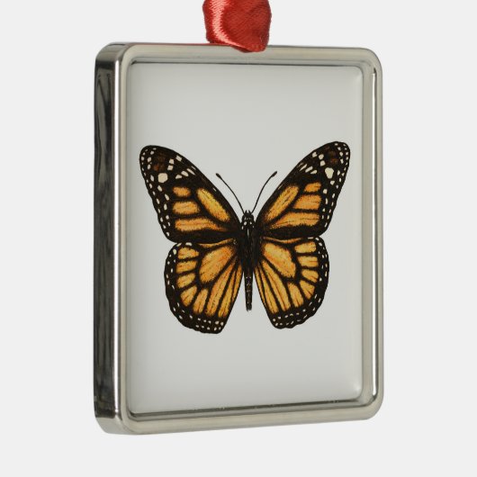 Monboogvlinder Metalen Ornament (Rechts)