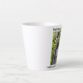 Monboogvlinder-mok Latte Mok (Voorkant)