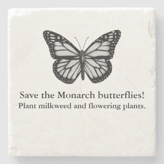 Monboogvlinder onderzetter (Voorkant)