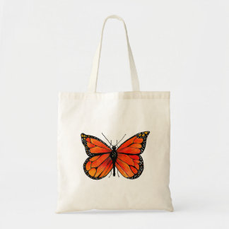 Monboogvlinder op Canvas tas