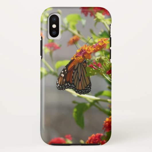Monboogvlinder op de Struik rode vlinder Case-Mate iPhone Case (Achterkant)