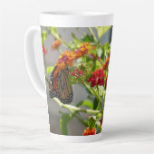 Monboogvlinder op de Struik rode vlinder Latte Mok (Linkerhoek)