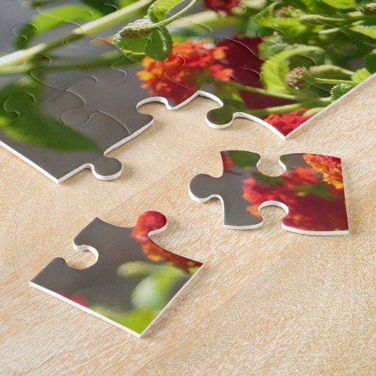 Monboogvlinder op de Struik rode vlinder Legpuzzel (Zijkant)