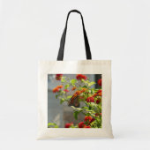 Monboogvlinder op de Struik rode vlinder Tote Bag (Voorkant)