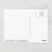 Monboogvlinder op een oranje bloem briefkaart (Achterkant)