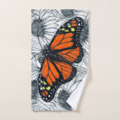 Monboogvlinder op naaldbeschermers handdoek (Handdoek)