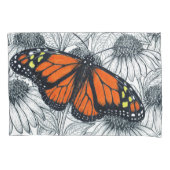 Monboogvlinder op naaldbeschermers kussensloop (Voorkant)