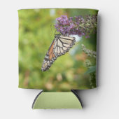 Monboogvlinder op Paarse vlinderStruik Blikjeskoeler (Voorkant)