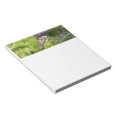 Monboogvlinder op Paarse vlinderStruik Notitieblok (Schuin)