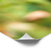 Monboogvlinder op Paarse vlinderStruik Perfect Poster (Hoek)