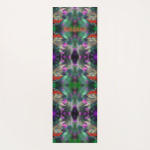 Monboogvlinder op ventilator, Abstract gepersonali Yogamat (Achterkant)