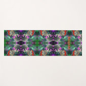 Monboogvlinder op ventilator, Abstract gepersonali Yogamat (Voorkant (horizontaal))