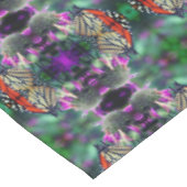 Monboogvlinder op ventilator Abstract Tafelkleed (Gekanteld)