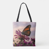 Monboogvlinder op ventilator tote bag (Achterkant)