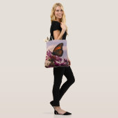 Monboogvlinder op ventilator tote bag (Op model)