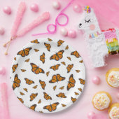 Monboogvlinder Papieren Bordje (Feest)