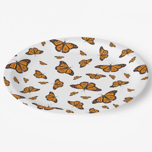 Monboogvlinder Papieren Bordje (Gekanteld)