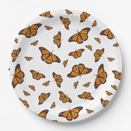 Monboogvlinder Papieren Bordje (Voorkant)