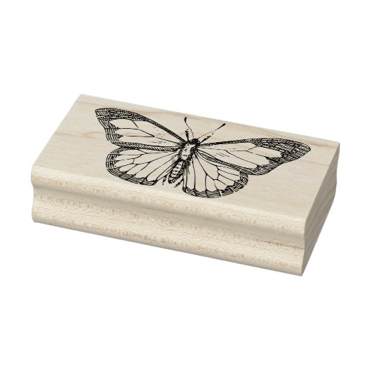  monboogvlinder Rubber stempel (Stempel)