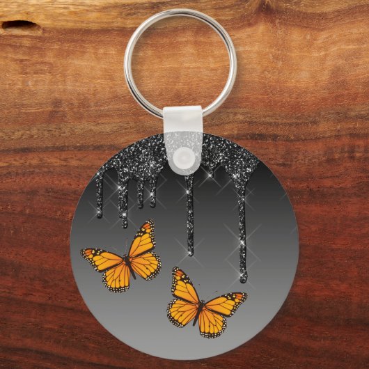Monboogvlinder Sleutelhanger (Voorkant)