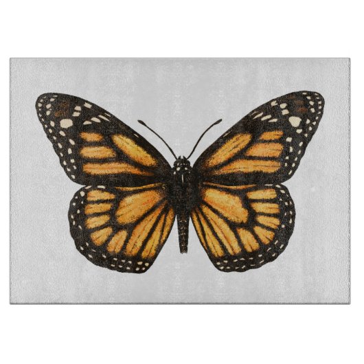 Monboogvlinder Snijplank (Voorkant)