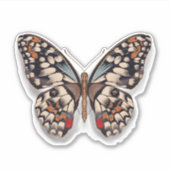 monboogvlinder sticker (Voorkant)