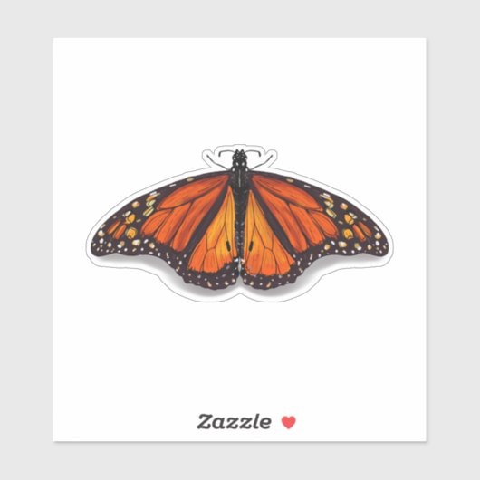 monboogvlinder sticker (Vel)