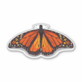 monboogvlinder sticker (Voorkant)