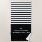 Monboogvlinder Strandlaken (Voorkant)