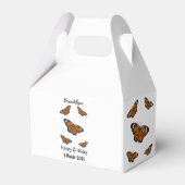 Monboogvlinderillustratie cartoon bedankdoosjes (Voorkant Zijde)