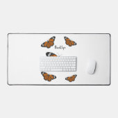 Monboogvlinderillustratie cartoon bureaumat (Keyboard & Muis)