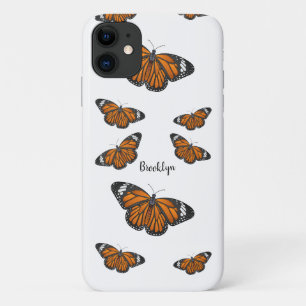 Monboogvlinderillustratie cartoon Case-Mate iPhone case